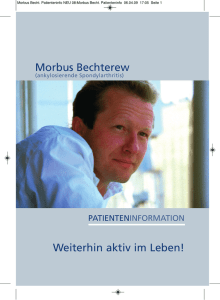 Morbus Becht. Patienteninfo NEU 08:Morbus Becht. Patienteninfo