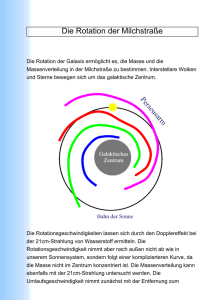 Die Rotation der Milchstraße - fornoff.homepage.t
