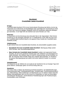 Merkblatt Creutzfeldt-Jakob-Krankheit