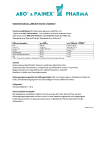 Detailinformationen „ABO Zink- Verzehrsempfehlung: Zur