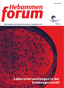 Laboruntersuchungen in der Schwangerschaft