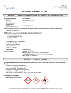 sicherheitsdatenblättern