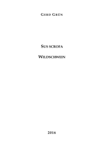 Sus scrofa Wildschwein, pdf