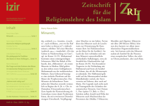 Zeitschrift für die Religionslehre des Islam IZRL