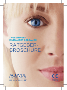 ratgeber- broschüre - ACUVUE® Kontaktlinsen