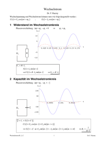 Wechselstrom - Dr. F. Raemy