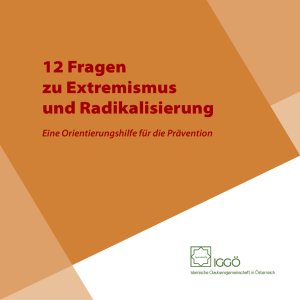 12 Fragen zu Extremismus und Radikalisierung (Downloadlink)