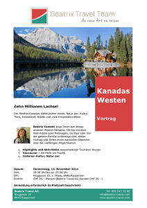 Kanadas Westen - Beatrix Travel