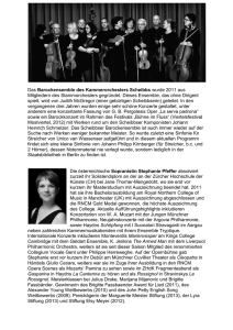 Das Barockensemble des Kammerorchesters Scheibbs wurde 2011