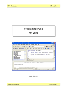 Programmierung mit Java