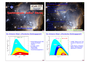 Spektroskopie ``heißer`` Sterne