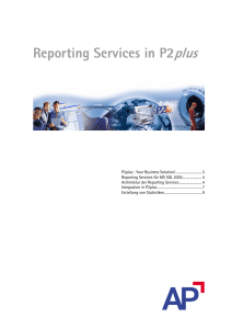 Reporting Services in P2plus