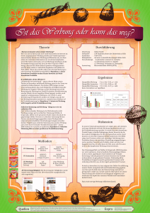 Theorie Durchf&uuml;hrung Ergebnisse Diskussion Methoden