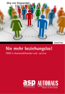 Nie mehr beziehungslos! - Springer Automotive Shop