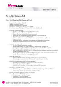 NovaMail Version 9.0