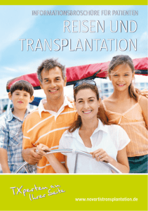 reisen und transplantation - Transplantation verstehen