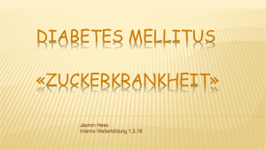 Diabetes mellitus