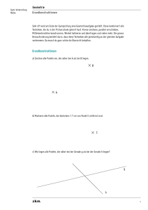 Zusatzaufgaben Geometrie