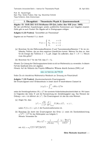 3. Übungsblatt – Theoretische Physik II
