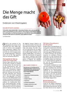 Die Menge macht das Gift