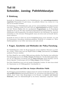 2010 Policy Analyse Schneider Janning Politikfeldanalyse * (PDF