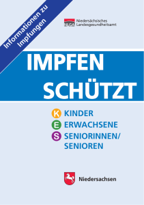 Impfen schützt - Niedersächsisches Landesgesundheitsamt