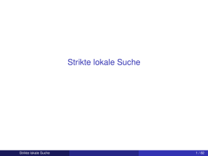 Strikte lokale Suche