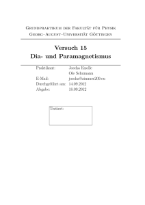 Versuch 15 Dia- und Paramagnetismus - h