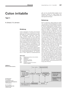 Colon irritabile $$ Teil 1