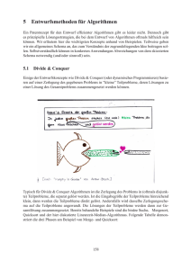 5 Entwurfsmethoden für Algorithmen