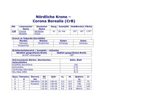 Nördliche Krone – Corona Borealis (CrB)