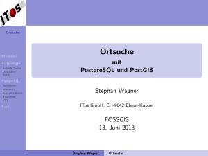 Ortsuche - Fossgis