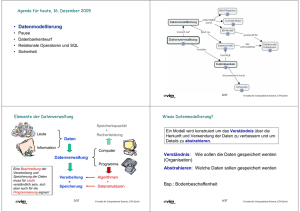 Datenmodellierung - EvIM