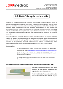Infoblatt Chlamydia trachomatis - Das medizinisch diagnostische