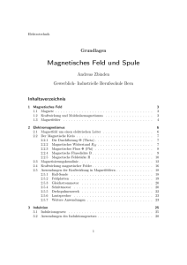 Magnetisches Feld und Spule