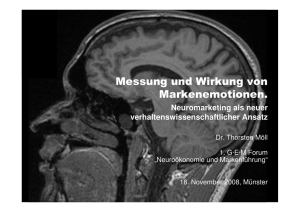 Studien zur Messung und Wirkung von Markenemotionen