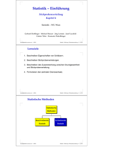 Statistik – Einführung