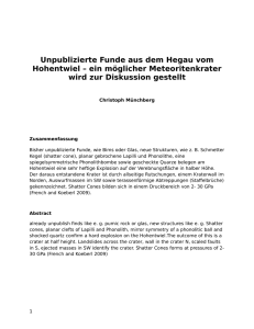 Unpublizierte Funde aus dem Hegau vom Hohentwiel – ein