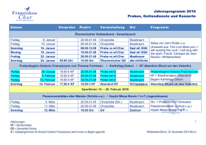 pdf (Programme 2016 zum Herunterladen) - Franziskus