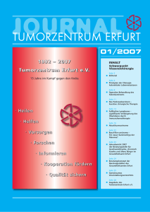 Heft 1/2007 - Tumorzentrum Erfurt