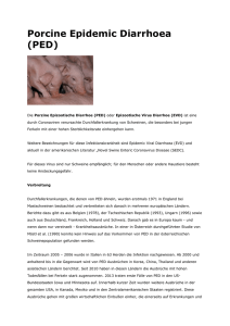 Porcine Epidemic Diarrhoea (PED)
