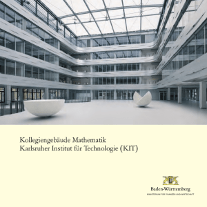 Kollegiengebäude Mathematik Karlsruher Institut für Technologie (KIT)