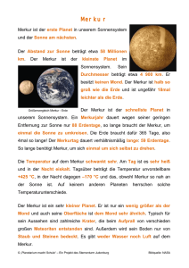 Merkur - Planetarium Judenburg