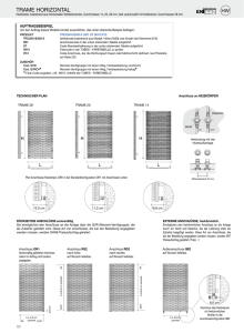 TRAME HORIZONTAL - Tubes Radiatori