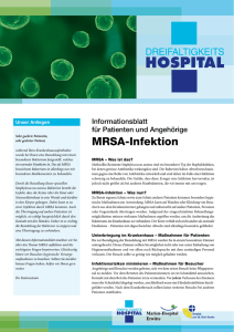 MRSA-Infektion - Dreifaltigkeits