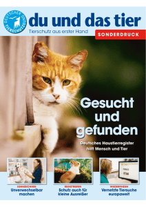 Gesucht und gefunden - Deutscher Tierschutzbund