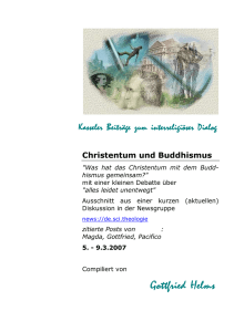 Grundthemen Christentum/Buddhismus