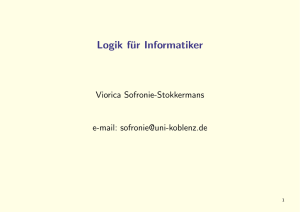 Logik für Informatiker