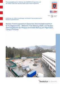 Neubau Forschungszentrum Deutsches Dokumentationszentrum für