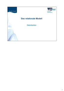 08_8335_101-RDBM-Relationales Modell - Offene